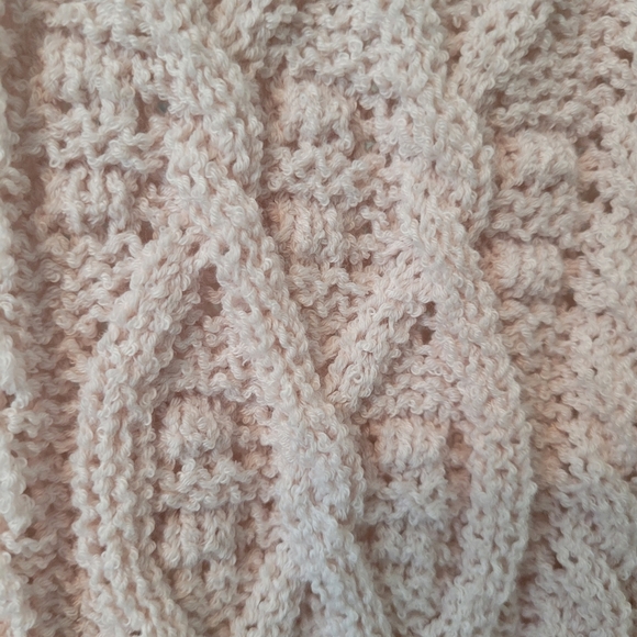 Very Soft Drop Shoulder Cream Sweater - Picture 3 of 5